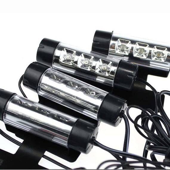 Set 4 x lumini ambientale auto LED, interior, TY780 - 3- Roveli