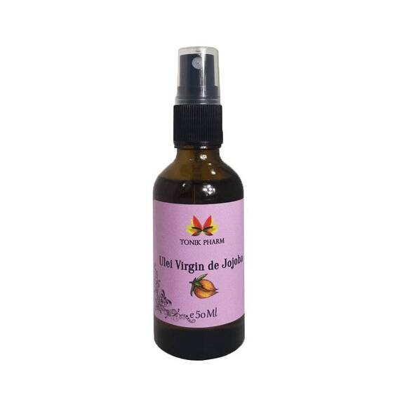 Ulei Virgin de Jojoba 50 ml Tonik Pharm - - Roveli