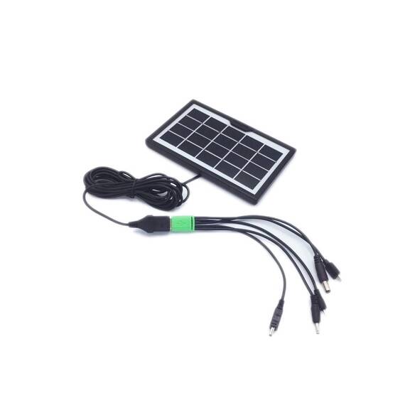 Panou solar de incarcare slot USB si 5 capete de incarcare - 4- Roveli