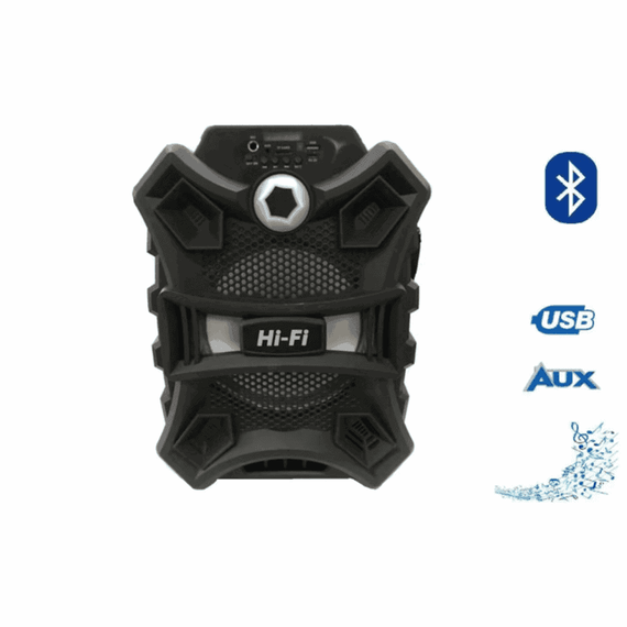 Boxa audio portabila 100W PMPO ZQS 8103 cu Radio FM - - Roveli
