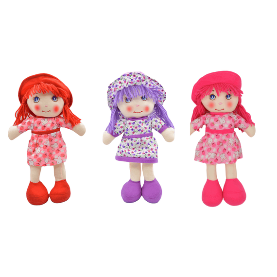 Papusa plus, rugaciunea “Inger, Ingerasul meu”, 30cm - - Roveli
