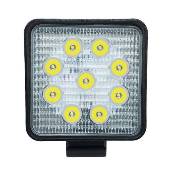 Set 2 x Proiectoare auto patrate, 54W/set, 9LED, 3cm, 10/30V - 3- Roveli