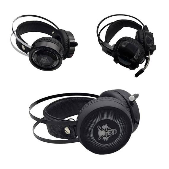 Casti Gaming Pro Bass, microfon, LED, diverse modele - 2- Roveli