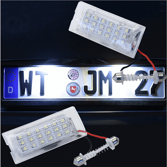Set 2x Lampi numar LED BMW X5 E53, X3 E83 - 4- Roveli