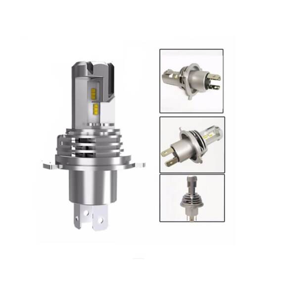 Set 2 x Lampa LED M3, H4, 55W, 8000 lumeni - 2- Roveli