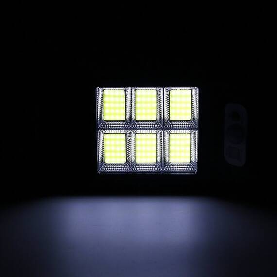 Lampa solara LED 120SMD, 100W, IP67, suport prindere, telecomanda - 7- Roveli