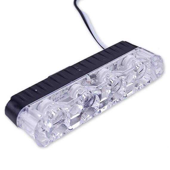 Set 4 Lampi de siguranta pentru bara din fata, telecomanda, 12W - 4- Roveli