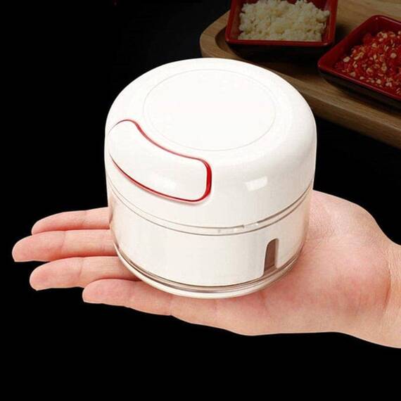 Mini tocator manual cu maner si snur, pentru legume si fructe - 10- Roveli
