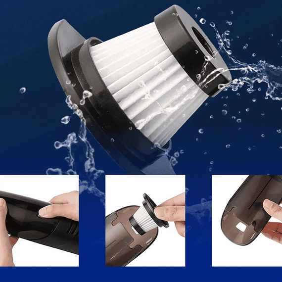 Aspirator de mana 2in1 , USB, 80W, casa/masina, AO77921 - 3- Roveli