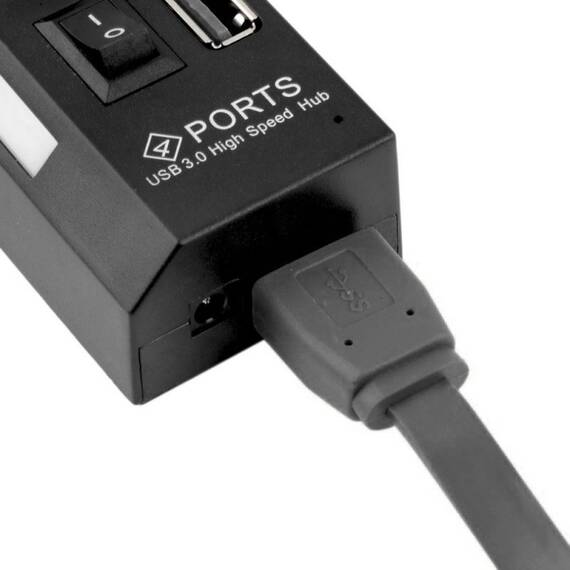 Hub 7 porturi USB 2.0, LED control - 4- Roveli