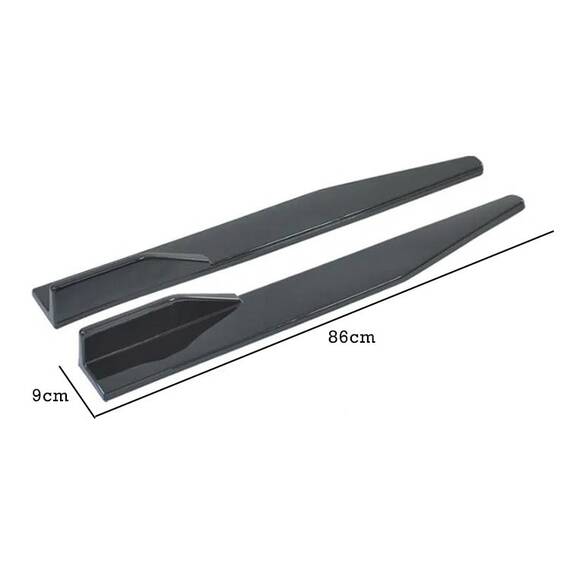 Set 2 x ornamente auto extensii prag lateral, universal, 86cm - 5- Roveli