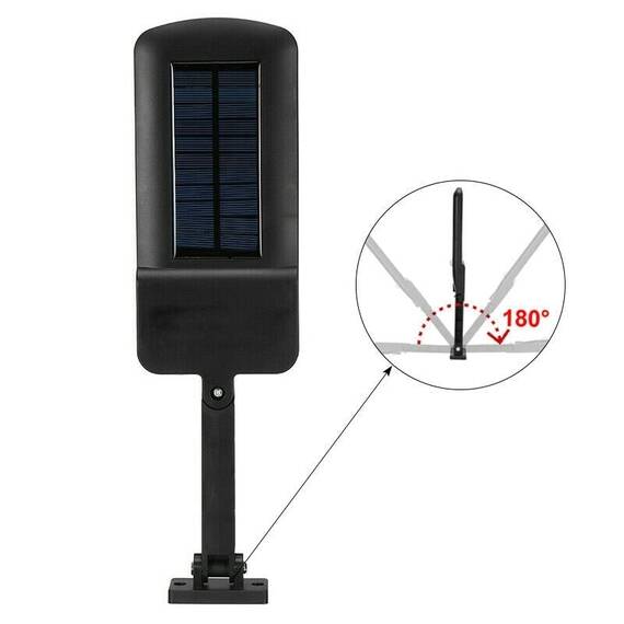 Lampa solara LED cu suport de prindere, 213 SMD - 6- Roveli