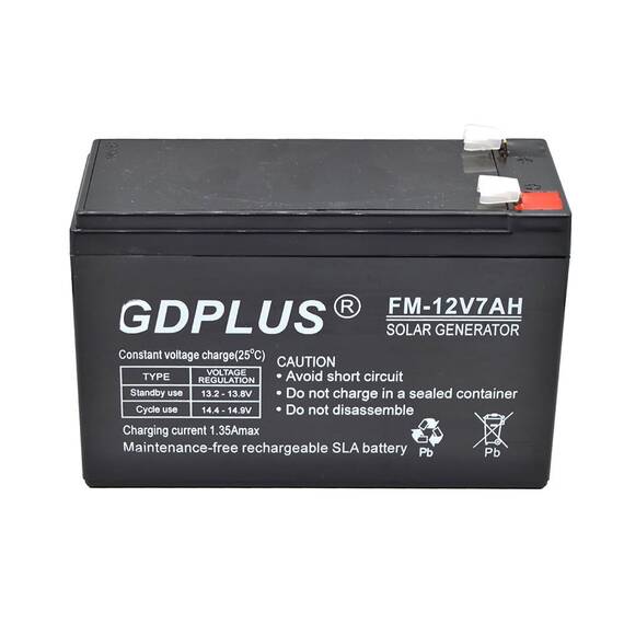 Baterie pentru panou solar, GDPlus, 12V, 7Ah - 2- Roveli