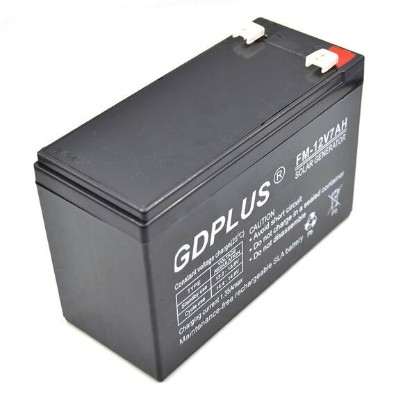 Baterie pentru panou solar, GDPlus, 12V, 7Ah - 4- Roveli