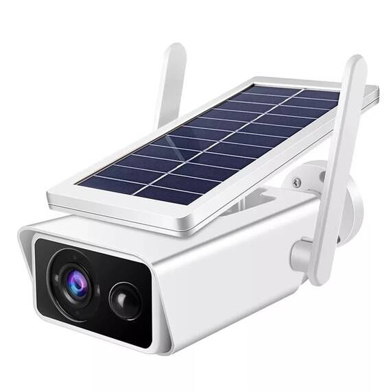 Camera de supraveghere cu panou solar, acumulatori, 2MP - - Roveli