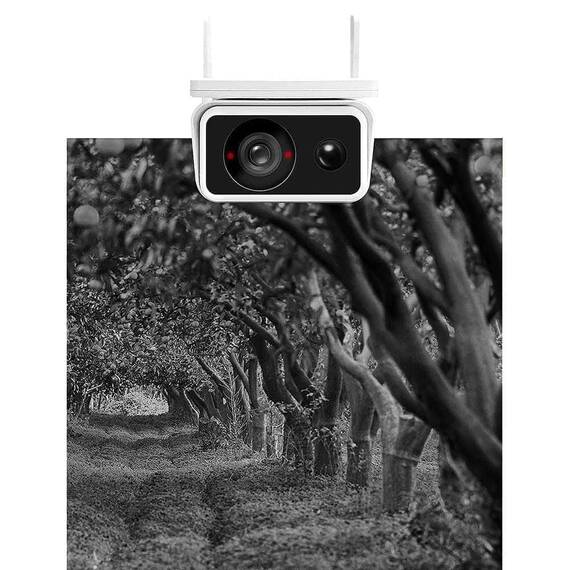 Camera de supraveghere cu panou solar, acumulatori, 2MP - 7- Roveli