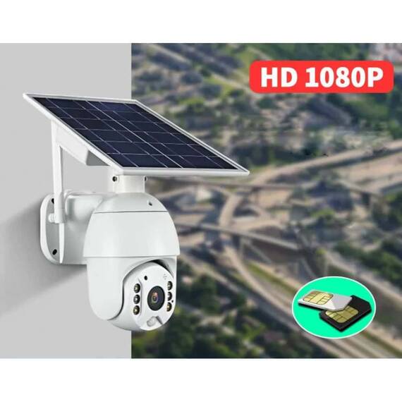 Camera de supraveghere cu panou solar, WIFI, HD, 2MP - 3- Roveli
