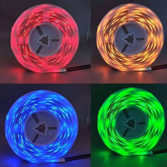 Banda LED RGB, controlabila prin aplicatie, 5 m - 5- Roveli