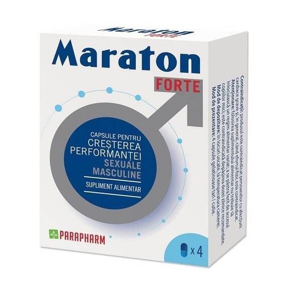 Maraton Forte 4 capsule Parapharm - - Roveli