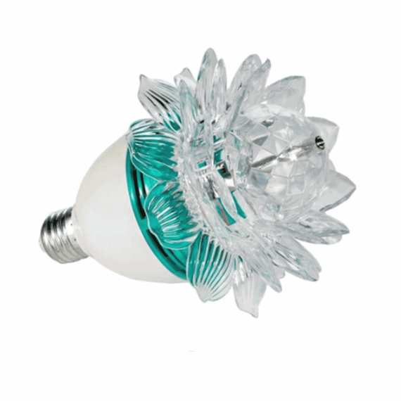Bec rotativ multicolor LED RHD22, lotus, 3W, E27 - 2- Roveli