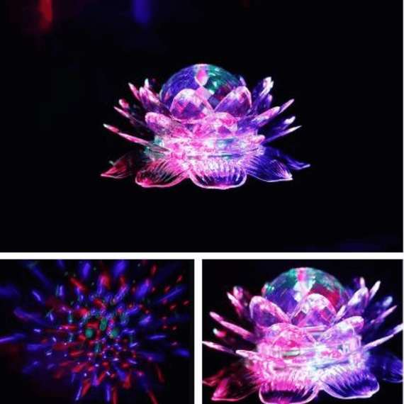 Bec rotativ multicolor LED RHD22, lotus, 3W, E27 - 4- Roveli