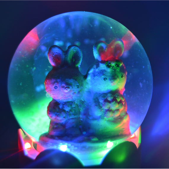 Glob luminos LED cu figurine in lichid, diverse modele - 22- Roveli