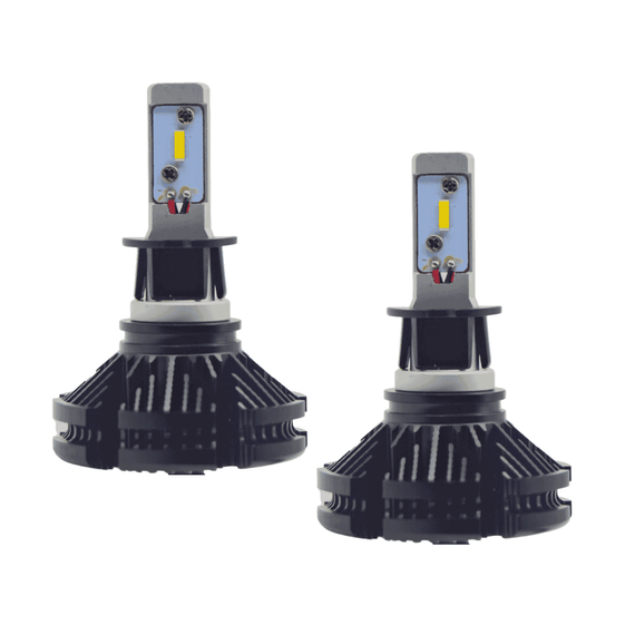 Set 2 Becuri auto X3 LED, H3, 50W, 6500K, 6LED - - Roveli