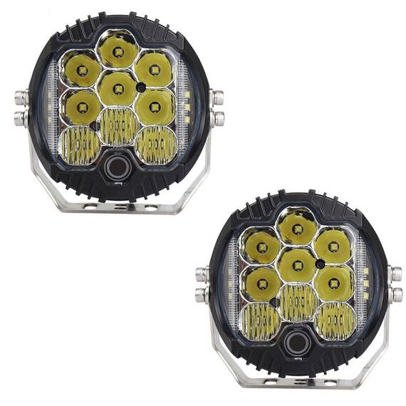 Set 2 x Proiectoare auto LED, 230W per proiector, XY555, 15LED - - Roveli