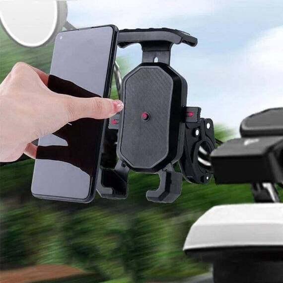 Suport telefon pentru bicicleta Q1053, rotire 360 grade - 5- Roveli