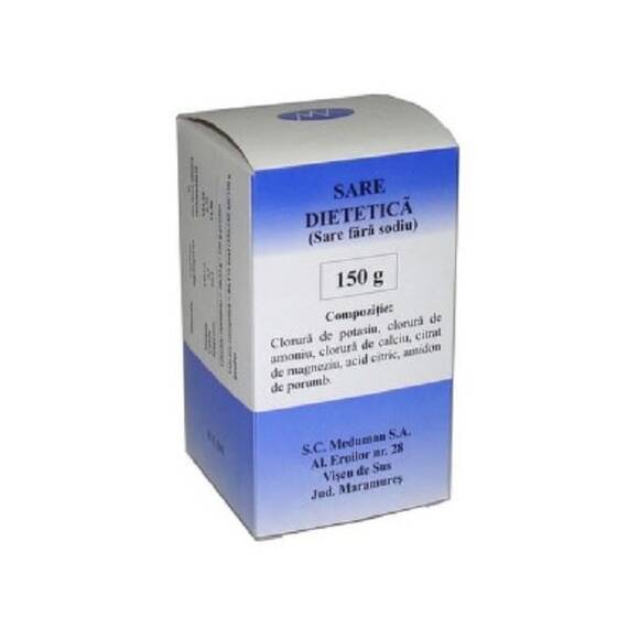 Sare Dietetica (Sare Fara Sodiu) 150 g  Meduman - - Roveli