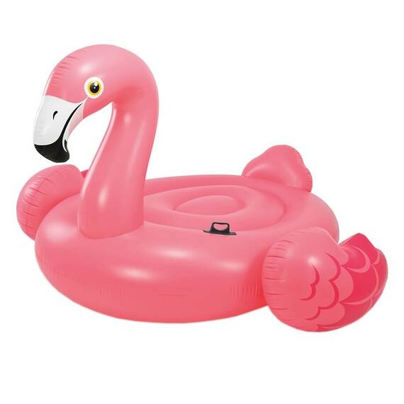 Saltea gonflabila Intex, model flamingo, 147 x 140 cm - - Roveli