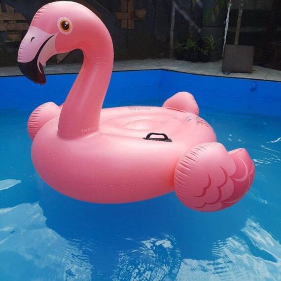 Saltea gonflabila Intex, model flamingo, 147 x 140 cm - 2- Roveli