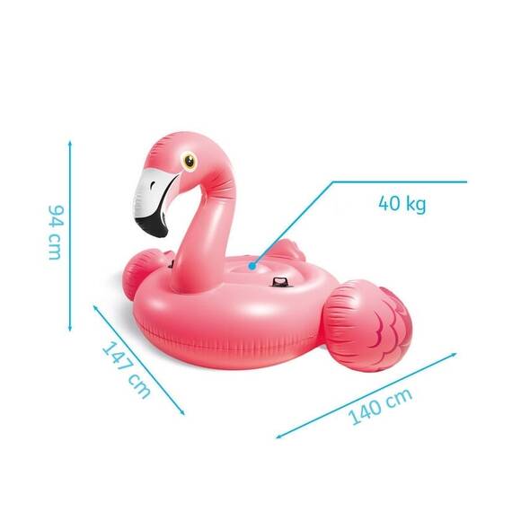 Saltea gonflabila Intex, model flamingo, 147 x 140 cm - 3- Roveli