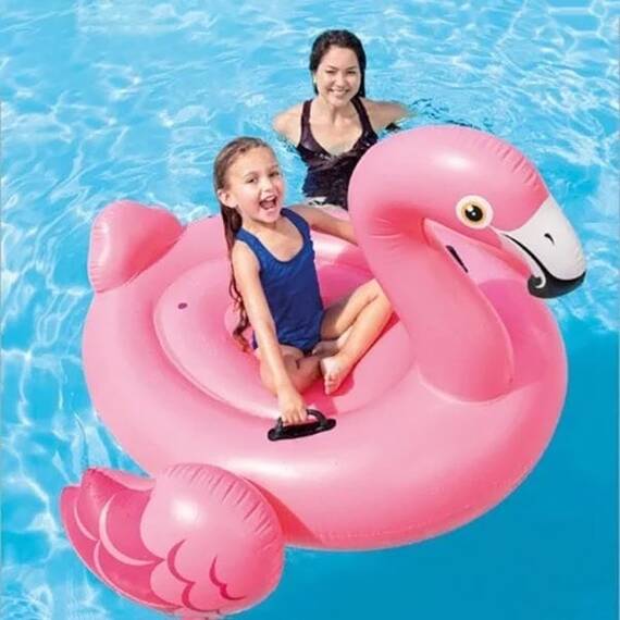 Saltea gonflabila Intex, model flamingo, 147 x 140 cm - 4- Roveli