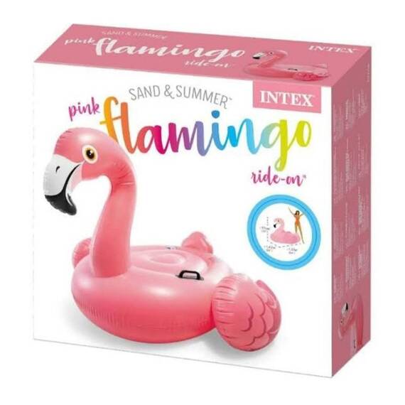 Saltea gonflabila Intex, model flamingo, 147 x 140 cm - 5- Roveli