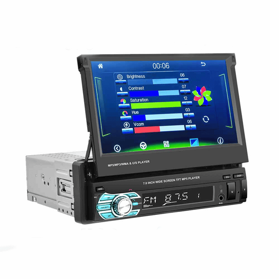 MP5 Player CTC703A cu Android, BT, FM, USB, harti, retractabil - - Roveli