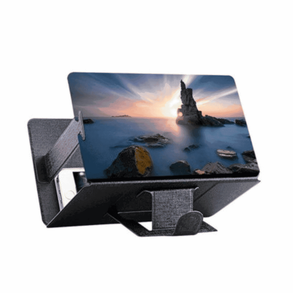 Ecran lupa marire imagine telefon, negru - - Roveli