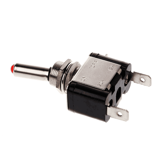 Intrerupator auto, 3 pini, 20A, LED - 2- Roveli