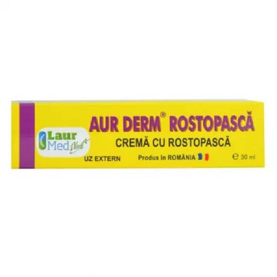 Aur Derm Crema cu Rostopasca 50 ml Laur Med - - Roveli
