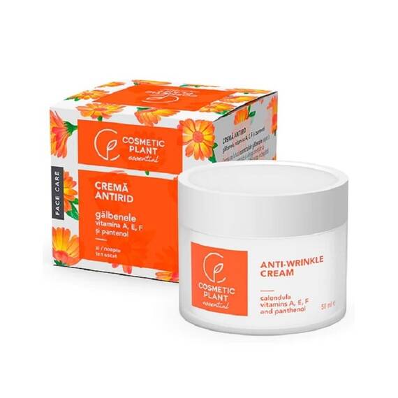 Crema Antirid cu Galbenele si Vitaminele A E F si Pantenol 50 ml Cosmetic Plant - - Roveli
