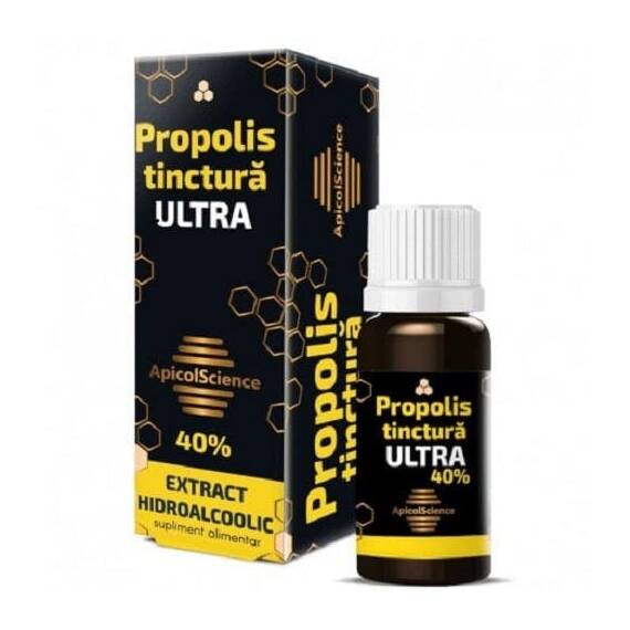 Propolis Tinctura Ultra 40% 10 ml Apicol Science - - Roveli