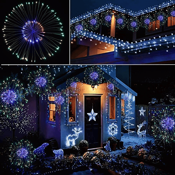 Lampa decorativa tip artificii, 120LED, multicolora - - Roveli