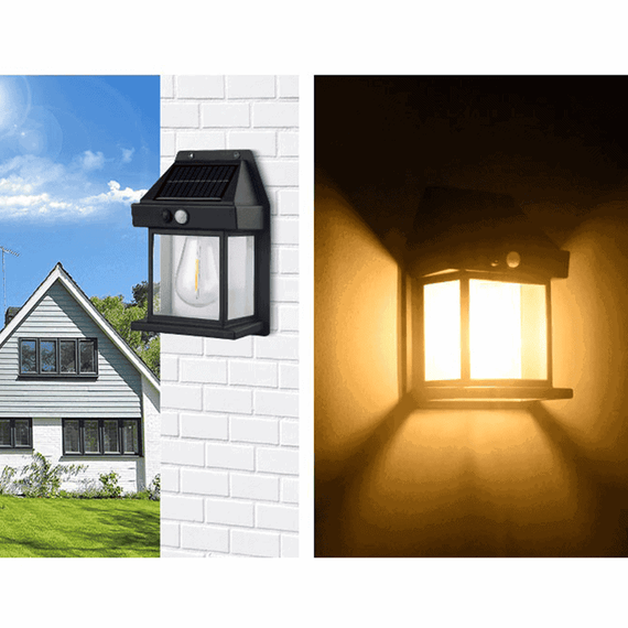 Lampa solara perete LED JF888, senzor miscare, 40W - 6- Roveli