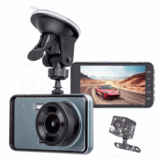 Camera auto bord dubla fata/spate, Full HD 1296P, WIFI - 2- Roveli