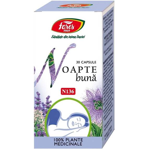 Noapte Buna 30 capsule Fares - - Roveli