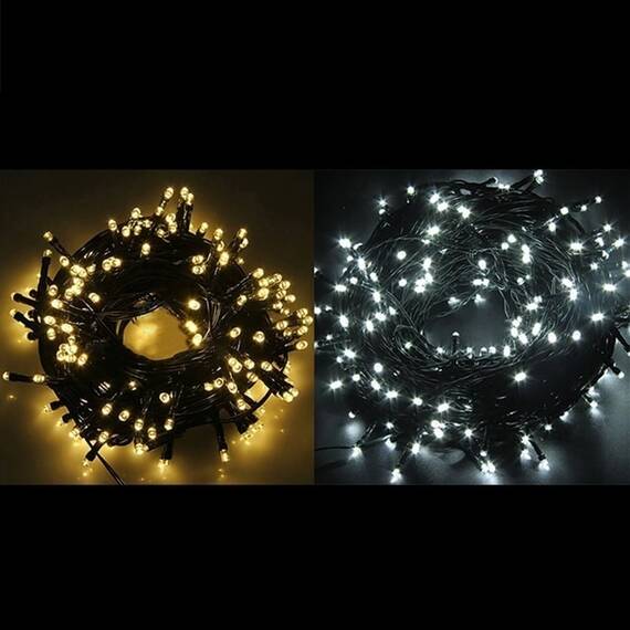 Instalatie pom de Craciun, 500 LED, 50m, 2 nuante - - Roveli