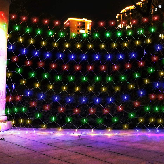 Instalatie tip plasa de Craciun, 1.5 x 1.5 m, consum redus - - Roveli