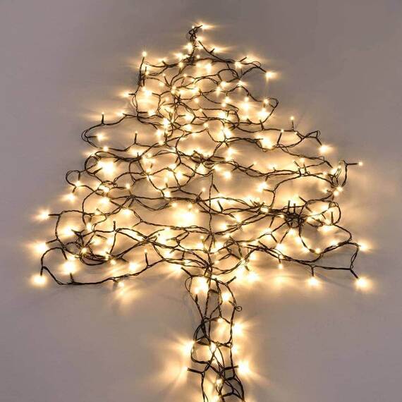 Instalatie pom de Craciun, 500 LED, 50m, 2 nuante - 8- Roveli