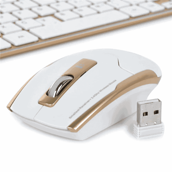 Set tastatura si mouse K3940, wireless, 2.4G, alb sau negru - 4- Roveli