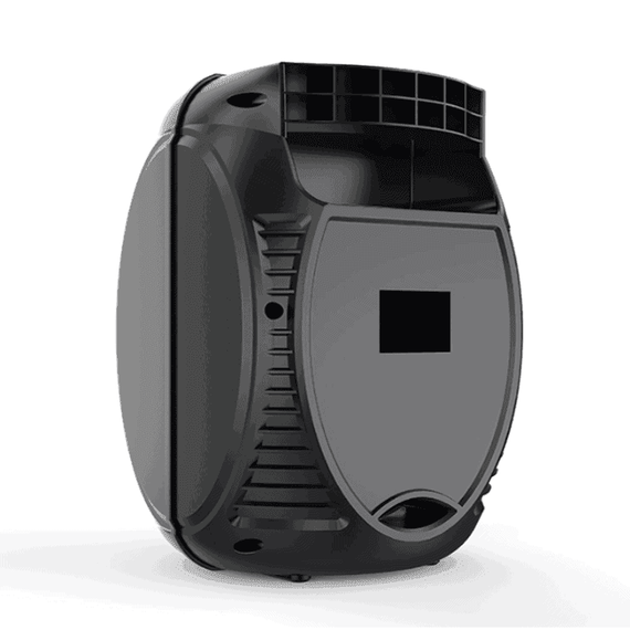 Boxa portabila cu microfon ZQS1438, 30W PMPO, BT, lumini LED - 2- Roveli